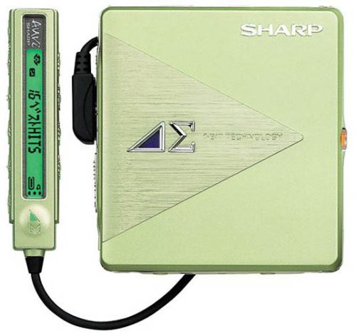 SHARP アウビィ MD-DS5-G MDプレーヤー (グリーン...
