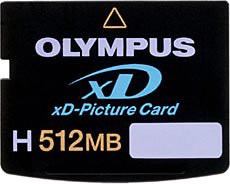 OLYMPUS xDピクチャーカード TypeH 512MB[M-XD512...