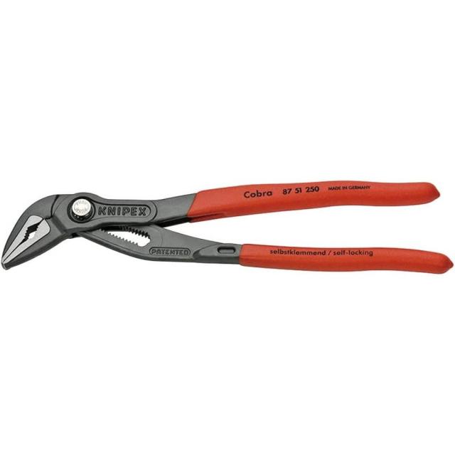 他サイト： クニペックス KNIPEX 8751-250 コブラエクストラスリムウォーターポンププライヤー(SBの商品画像
