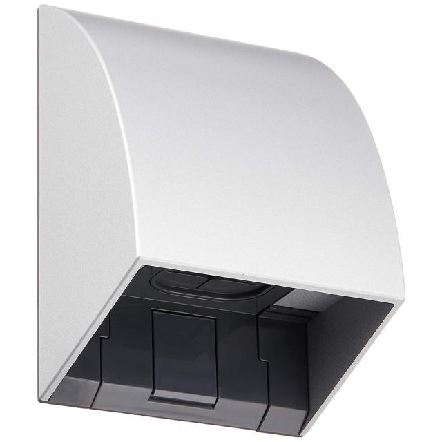 他サイト： パナソニック(Panasonic) スマート防雨引込カバー(露出取付形)(ホワイトシルバー)  WP9631Sの商品画像