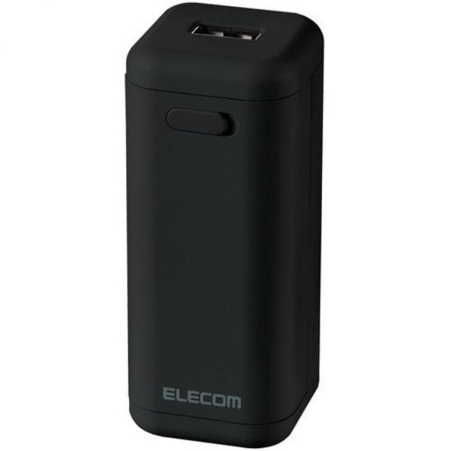 他サイト： エレコム ELECOM 乾電池式 モバイルバッテリー(A×1)DE-KD01BK 黒 ブラック USB Type-A 防災 緊急の商品画像