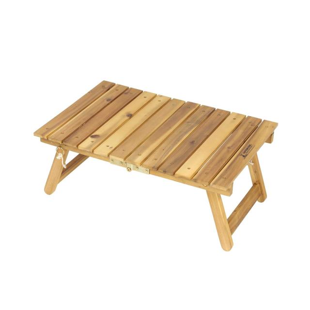 他サイト： キャプテンスタッグ CSクラシックス FD ローテーブル 60 UP-1060 アウトドア テーブル 木製 折りたたみ キャンプの商品画像