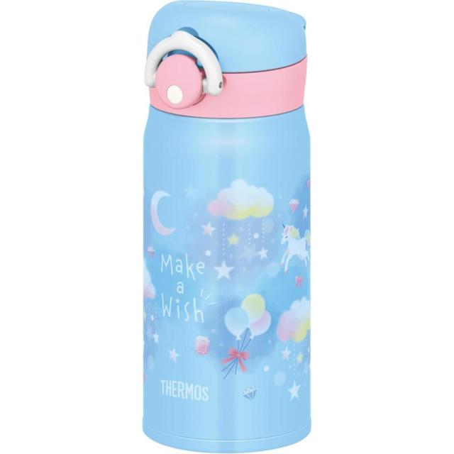 他サイト： サーモス 真空断熱ケータイマグ スカイブルー SKY JNR-353G 0.35L 水筒 マグボトル ドリンクボトル キッズボトの商品画像