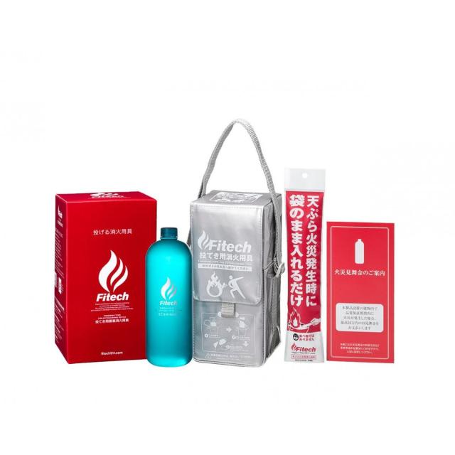 他サイト： 【在庫有・即納】ファイテック 消化 消火用具 投てき用 投てき用消火用具セット 防災 アウトドア 災害対策 災害 地震 災害時 の商品画像