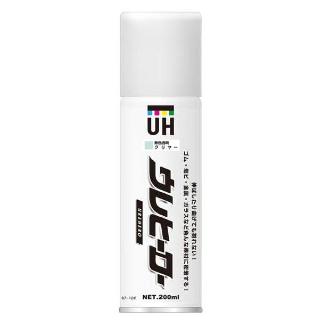 他サイト： 【年内出荷可能】斎藤塗料 ウレヒーロー スプレー クリヤー 無色透明 200mlの商品画像