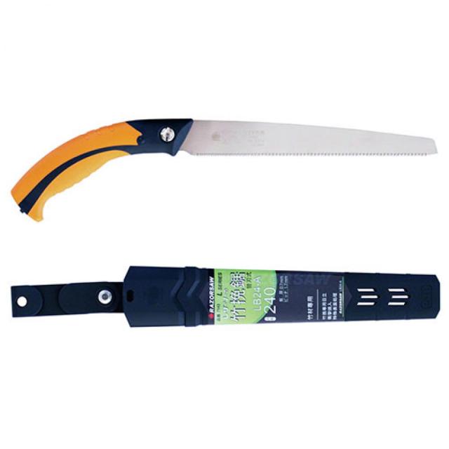 他サイト： 玉鳥産業 レザーソーLB24-A 竹挽 本体 7143 刃長240mm対応   竹林用(太竹・孟宗竹)鋸 のこぎり 鋸の商品画像