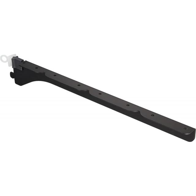 他サイト： 和気産業 ピラシェル 棚受 右用 344mm 黒 ブラック WPS041 4枚用 1×4材 DIY 壁面収納の商品画像