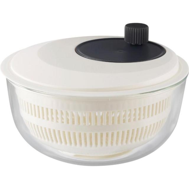 他サイト： 【お取り寄せ】イワキ IWAKI サラダスピナー K345SS 耐熱ガラス 野菜 水切り ボウル ガラス 電子レンジ対応 レンチの商品画像