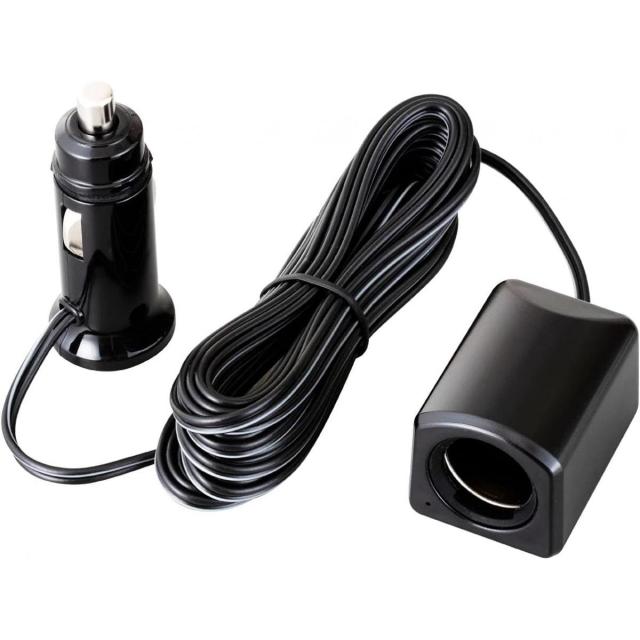 他サイト： セイワ SEIWA フィットコードソケット1 F314 ブラック 4m ダブル抜け防止機能 ソケット ドライブレコーダー接続 接の商品画像