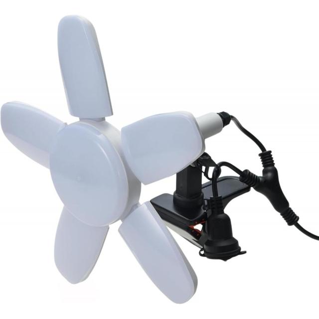 他サイト： 高儀 EARTH MAN 防雨型 咲灯 SAKUTO LED クリップライト 60W CLT-60SLA 開閉式 防雨型連結コンの商品画像