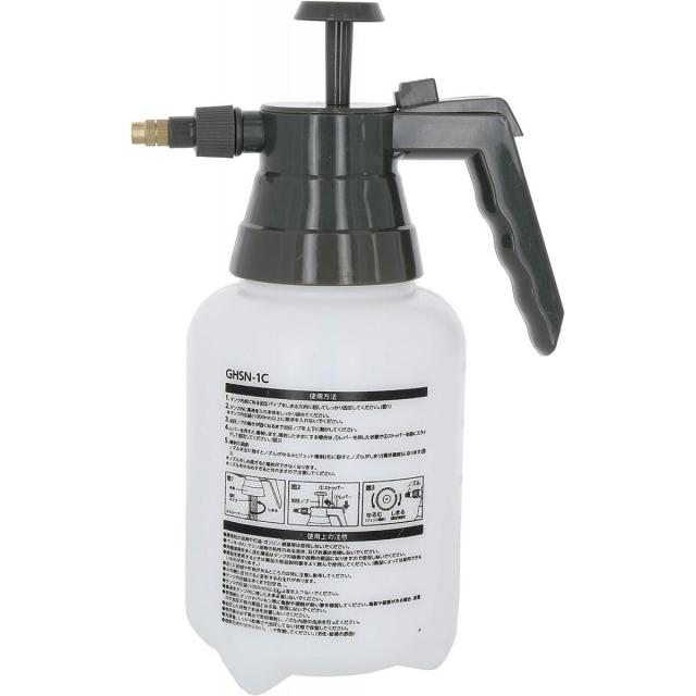他サイト： 高儀 蓄圧式ガーデンスプレー ハンドヘルド 1L GHSN-1C 連続噴射 霧状 ジェット噴射 噴霧器 霧吹き 手動 スプレー の商品画像