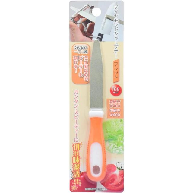 他サイト： 高儀 ダイヤモンドシャープナー フラット TKG-4005860 165mm 包丁 刃物 工具鋏 園芸用鋏 鎌 ピーラー 砥石 の商品画像