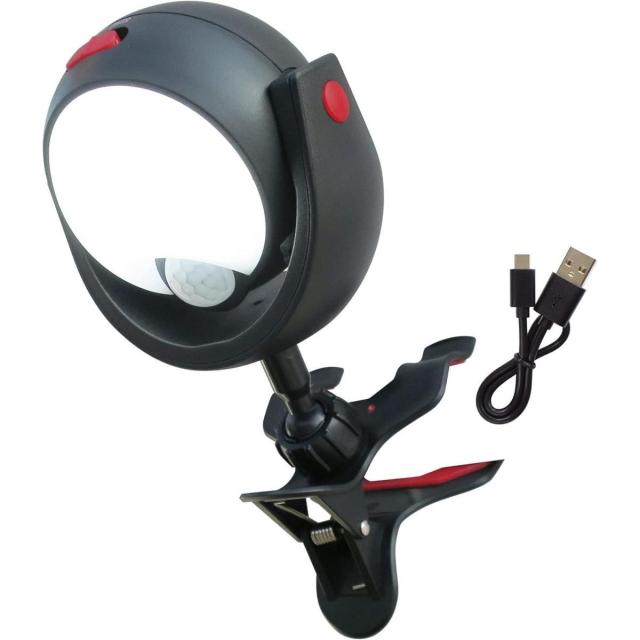 他サイト： 大進 DAISHIN DLC-N600C らくらくセンサーライト クリップ 磁石 充電と乾電池2wayタイプ 250ルーメンの商品画像