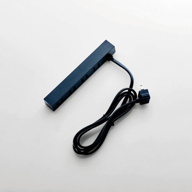 他サイト： エレコム デザインタップ un modo (アンモード) AVT-D5-2415BK 2ピン・4個口 コード長1.5m ブラックの商品画像