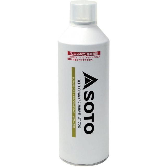 他サイト： ソト SOTO フィールドチャッカー専用容器 ボンベ ST-720 フィールドチャッカーIV用ガスボンベ キャンプ アウトドアの商品画像