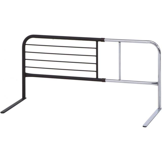 他サイト： 【i】不二貿易 ベッドガード ベッドフェンス ブラウン 15565 幅調整可能 伸縮式 転落防止 布団ずれ防止【代引不可/北海道の商品画像