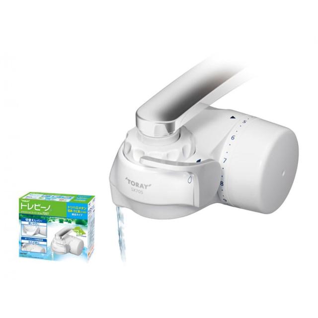 他サイト： 東レ 蛇口直結型浄水器 スーパースリム705T トリハロメタン・塩素・カビ臭(2-MIB)除去タイプの商品画像