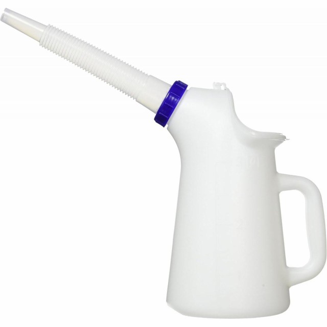 他サイト： AZ エーゼット オイルジョッキ 3L フタ&こし網付き ポリジョッキ PJ013 オイル交換の商品画像