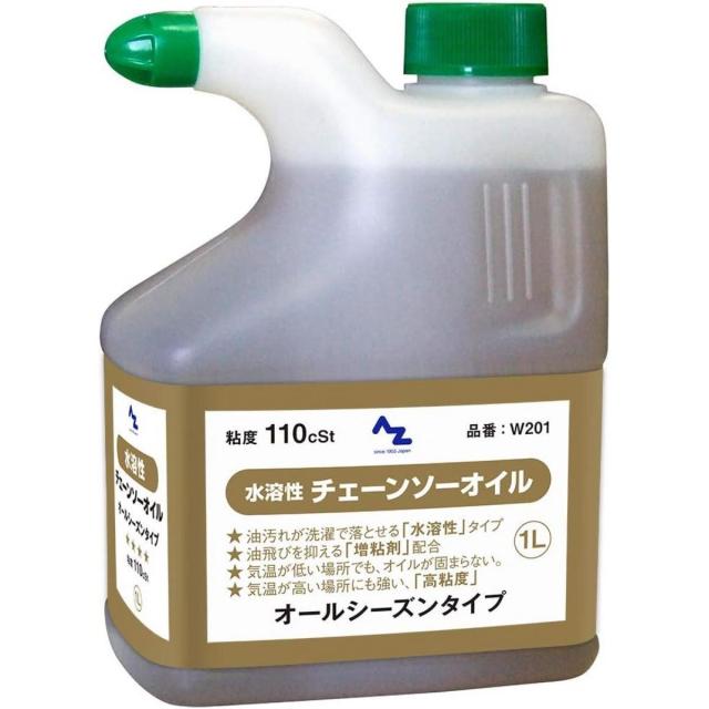 他サイト： エーゼット AZ 水溶性チェーンソーオイル 1L ヒ型容器 W201 粘度 ISO VG110の商品画像