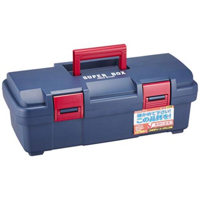 他サイト： リングスター スーパーボックス長さ400mmの電動工具等収納 ブルーSR-445 【L443×W216×H160mm】の商品画像
