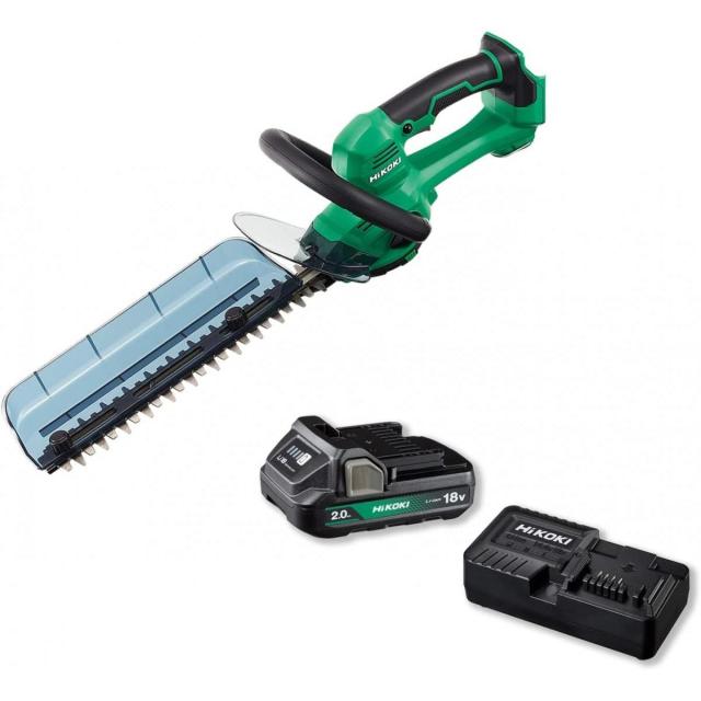 他サイト： HiKOKI ハイコーキ 18V 充電式 植木バリカン ヘッジトリマー 2.0Ah蓄電池・充電器付き 刈り込み幅 300mm 切の商品画像