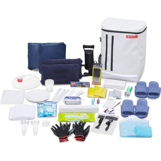 他サイト： 【在庫有・即納】アイリスオーヤマ 防災士監修 防災リュック 防災セット 避難リュック 避難 ひなん 防災 災害対策 2人用 44の商品画像