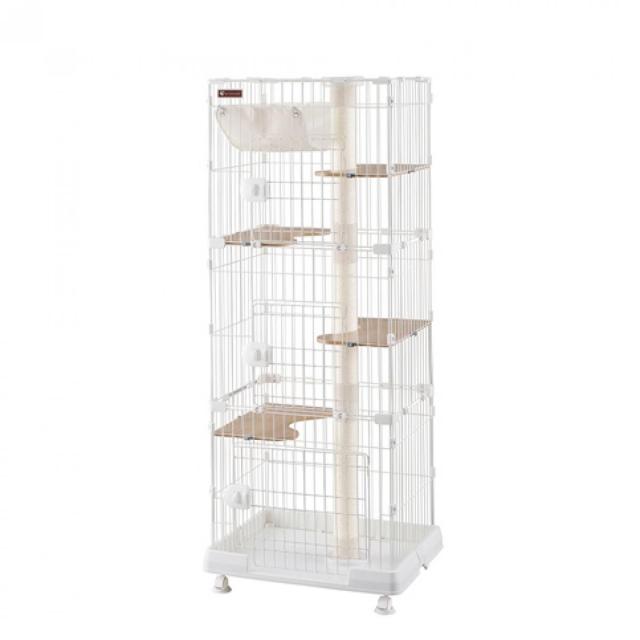 他サイト： 【I】【代引不可】アイリスオーヤマ キャットランドケージ スリム PCLC-703 オフホワイト【北海道・沖縄・離島不可】猫用 の商品画像