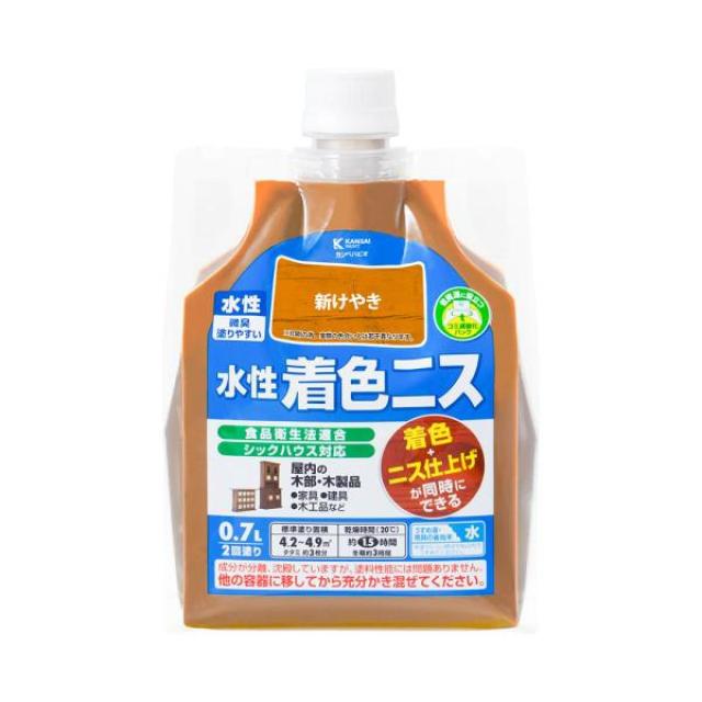 他サイト： カンペハピオ 水性着色ニス 新けやき 0.7Lの商品画像