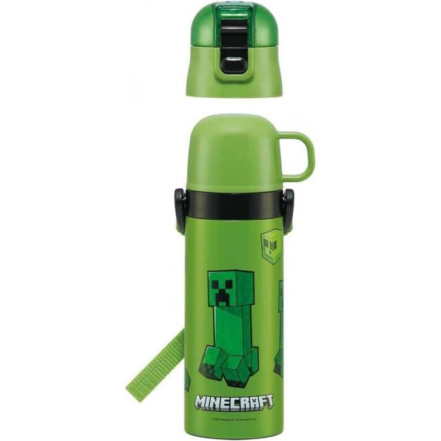 他サイト： スケーター skater 超軽量2WAYステンレスボトル 470ml/430ml マインクラフト SKDC4 2way 水筒 直の商品画像