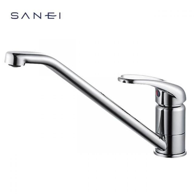 他サイト： 三栄水栓 SANEI シングルワンホール混合栓 一般地 K87110JV-13 キッチンの商品画像
