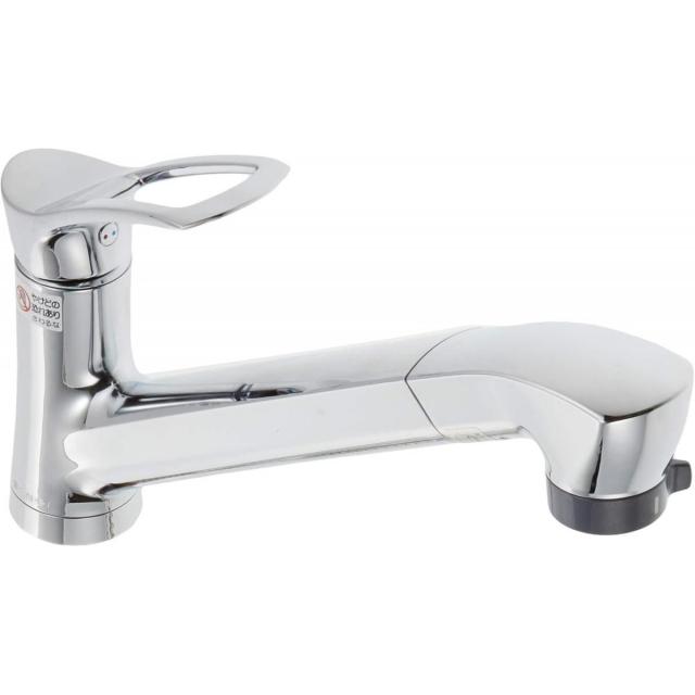 他サイト： 【在庫有・即納】三栄水栓 SANEI COULE シングルワンホールスプレー混合栓 K87120JV-13 キッチン用ハンドシャの商品画像