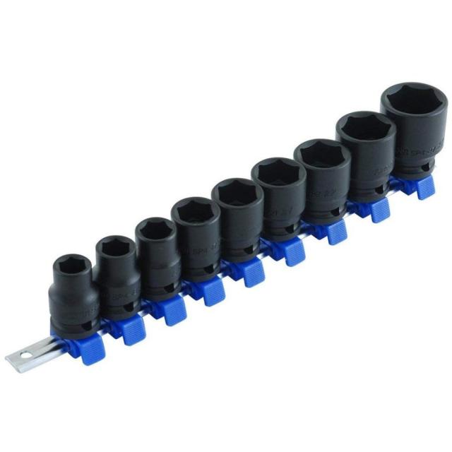 他サイト： SK11 インパクトソケットセット SHS409P クリップ色:青 差込角:12.7mm 9点 1セットの商品画像