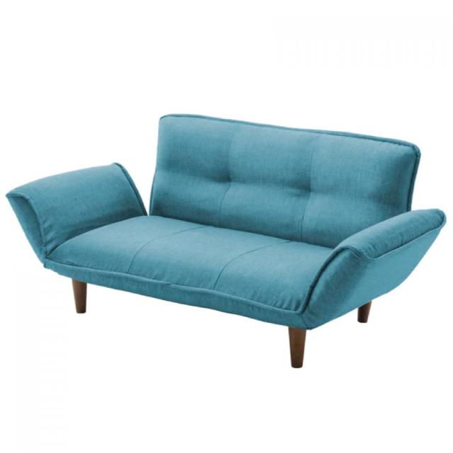 他サイト： 【I】セルタン カウチソファ 2人掛け KAN タスクブルー 日本製 リクライニング 座面ポケットコイル ソファ CELLUTAの商品画像