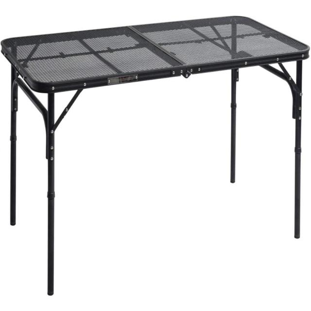 他サイト： アウトドアテーブル キャンパーズコレクション 山善 メッシュテーブル キャンプ テーブル 折りたたみ式 軽量 高さ調整(2段階)の商品画像