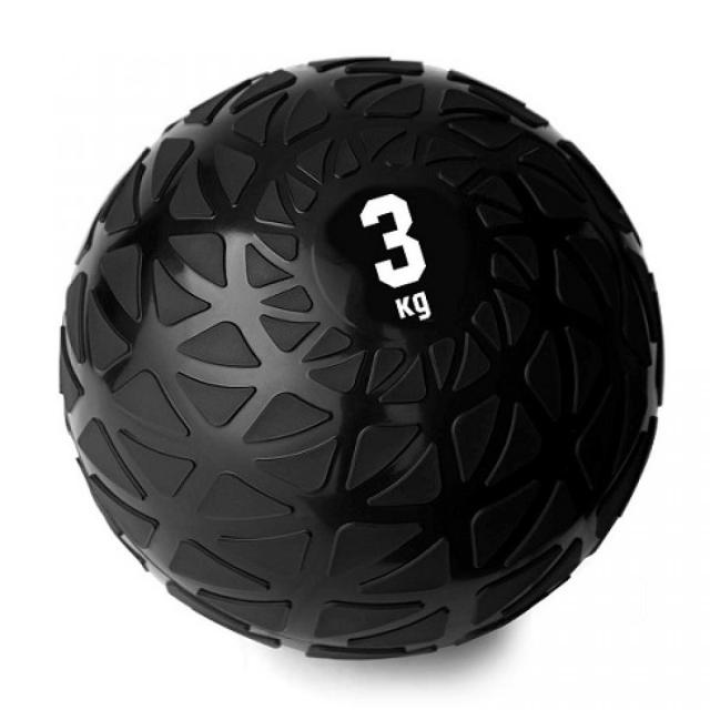 他サイト： La-VIE ラ・ヴィ メディシンボール 3kg 3B-3435 ソフト トレーニングマニュアル付き 台座付きの商品画像