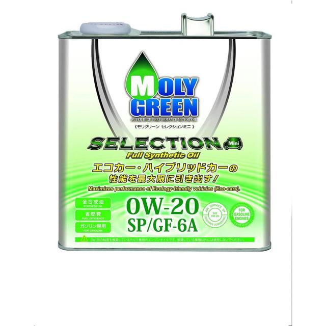 他サイト： 【在庫有・即納】モリグリーン エンジンオイル セレクション 0W20 SP/GF-6A 全合成油 3L 0470077の商品画像