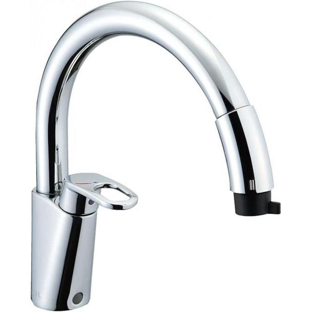 他サイト： LIXIL(リクシル) INAX キッチン用 ワンホールシングルレバー混合水栓 RSF-831YN 【寒冷地用】 ハンドシャワーの商品画像