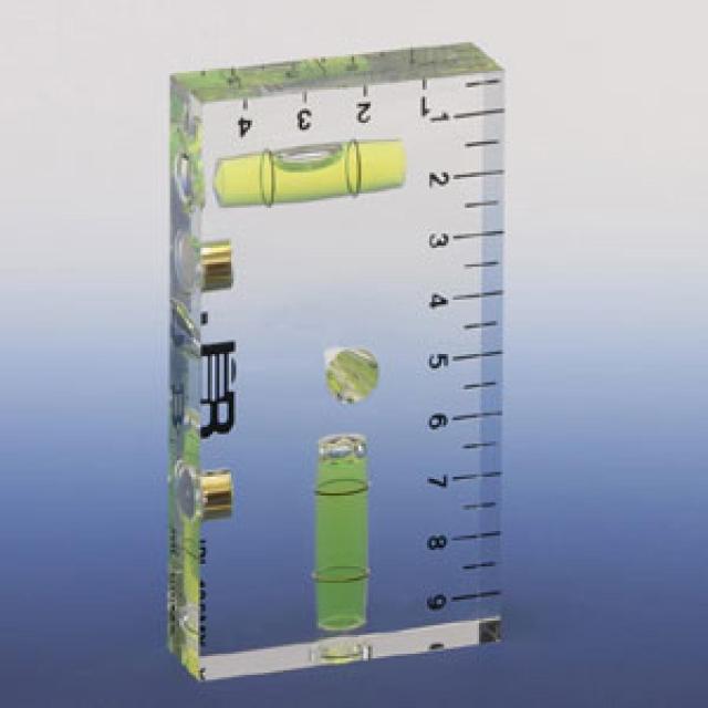 他サイト： ジョブマスター(JOB Master) クリスタルレベル JBL-100MX スイッチボックスケガキ用 水平器 配線器具付け 金の商品画像