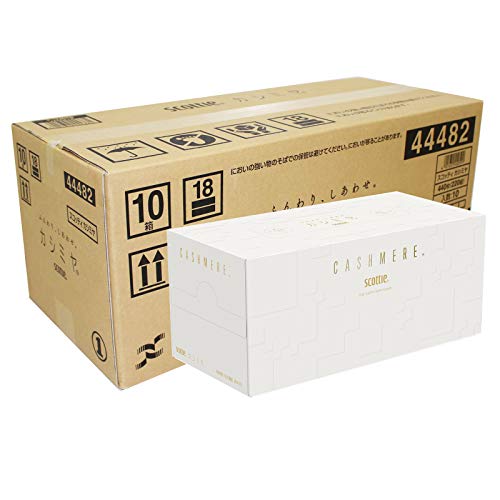 他サイト： ケース販売 スコッティ カシミヤ ティシュー 440枚 (220組) ×10箱入りの商品画像