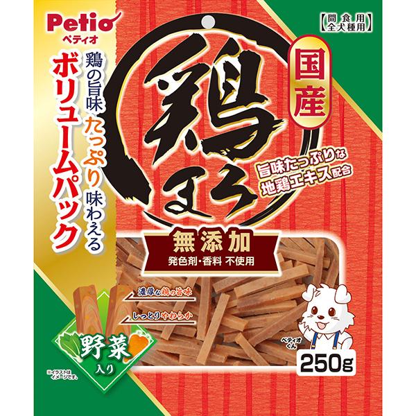 他サイト： 【三太郎の日P10倍】ペティオ 鶏まろ 野菜入り 250g ササミ 国産 犬用おやつ 6ヶ月〜 Petioの商品画像