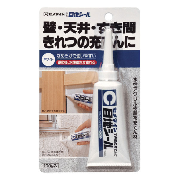他サイト： [三太郎の日P10倍!] 【タイル 目地 壁のスキマ埋め剤】モルタル セメダイン 目地シール白100g (BP)の商品画像