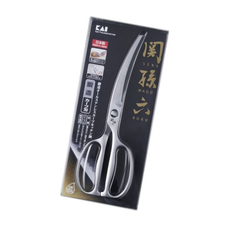 他サイト： 【三太郎の日◆P10倍】  キッチンバサミ 貝印 鍛造オールステンレスカーブキッチン鋏 日本製 関孫六 DH3346 調理はさみの商品画像