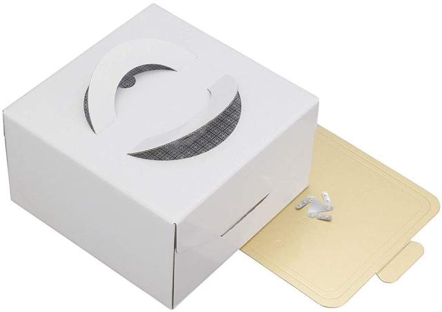 他サイト：  貝印 Kai House SELECT プレゼントにぴったりなシンプルデザインのケーキボックス 15cm DL6341 ケーキの商品画像