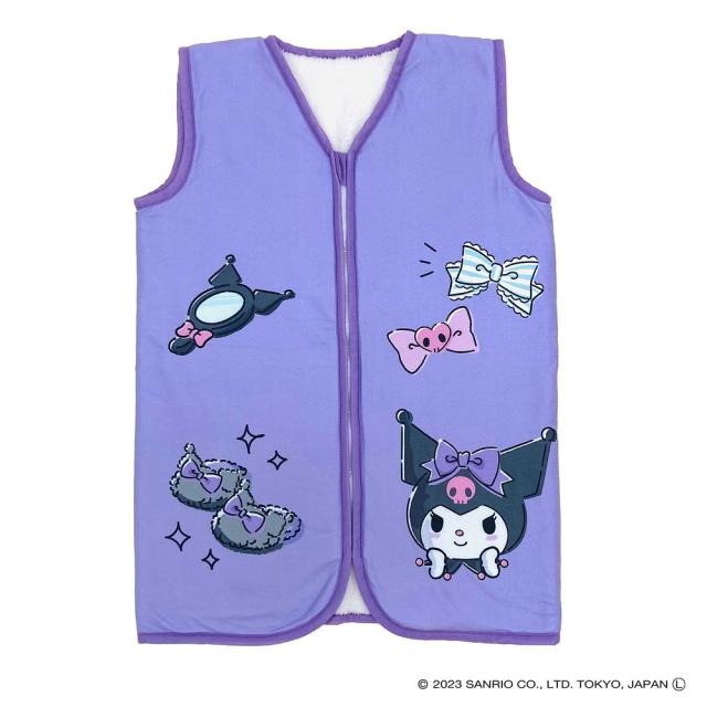 他サイト： [三太郎の日P10倍!]モリシタ [MORIPiLO] サンリオ スリーパー 着る毛布 (クロミちゃん おめかし 柔らかシープボの商品画像