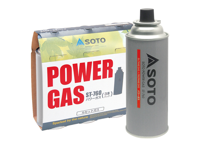 他サイト：  SOTO ソト 新富士バーナー ST-7601 パワーガス 3本パック コンパクト 調理器具 キッチン アウトドア レジャー の商品画像