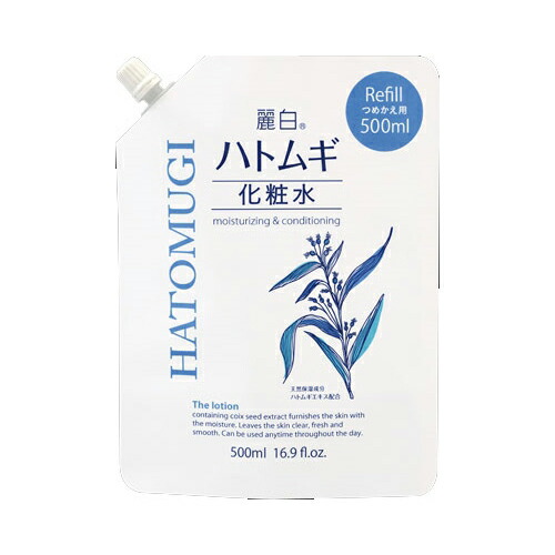 他サイト： 熊野油脂 麗白 ハトムギ化粧水 詰替 500ML【1個までメール便、他商品と同梱不可】 化粧品 基礎化粧品の商品画像