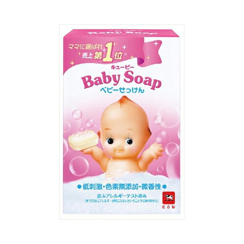他サイト： 牛乳石鹸共進社 キューピー ベビーせっけん 90g 送料無料の商品画像