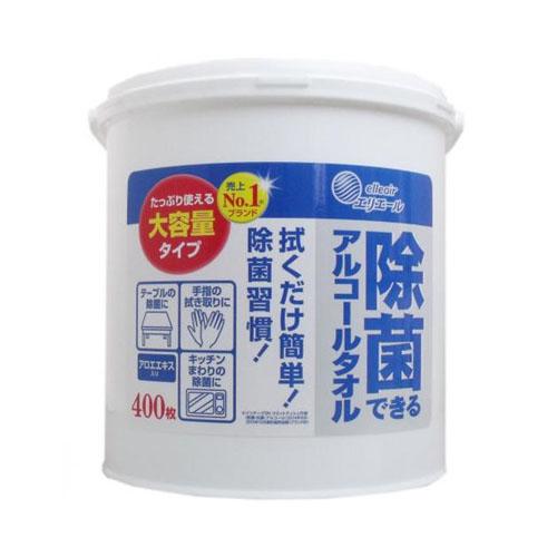 他サイト： 大王製紙 エリエール 除菌できるアルコールタオル 大容量 本体 400枚入 家庭紙 ウェットティッシュの商品画像