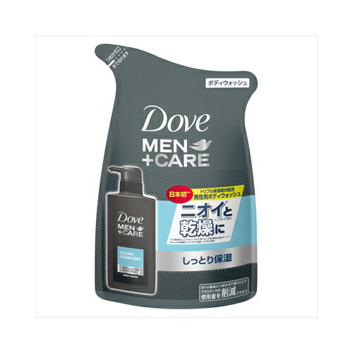 他サイト： ユニリーバ・ジャパン ダヴメン+ケア ボディウォッシュ クリーンコンフォート 詰替用 320g【2個までメール便、他商品と同梱不の商品画像