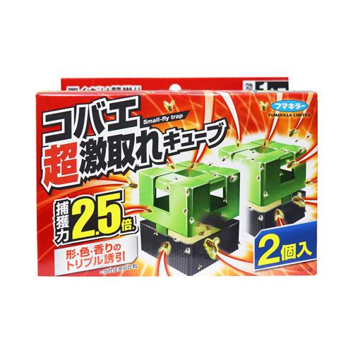 他サイト： フマキラー コバエ超激取れキューブ 2個入 殺虫剤 不快害虫の商品画像
